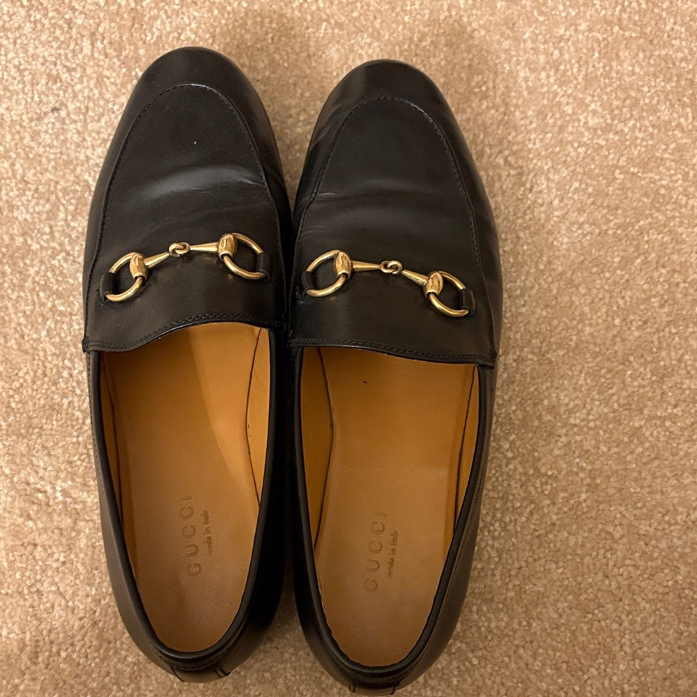 Gucci Jordaan Horsebit Loafers